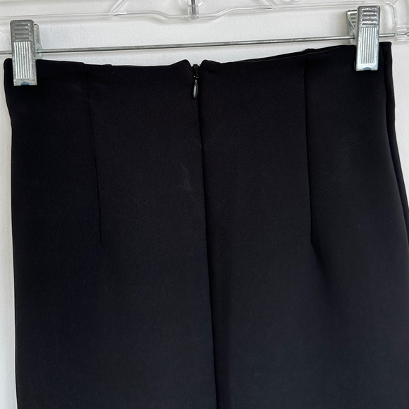 H&M Pencil Skirt Stretchy Black Midi Slip Skirt Size 2 Great Condition - Picture 8 of 11